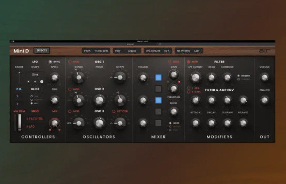 Air Music Tech Mini D